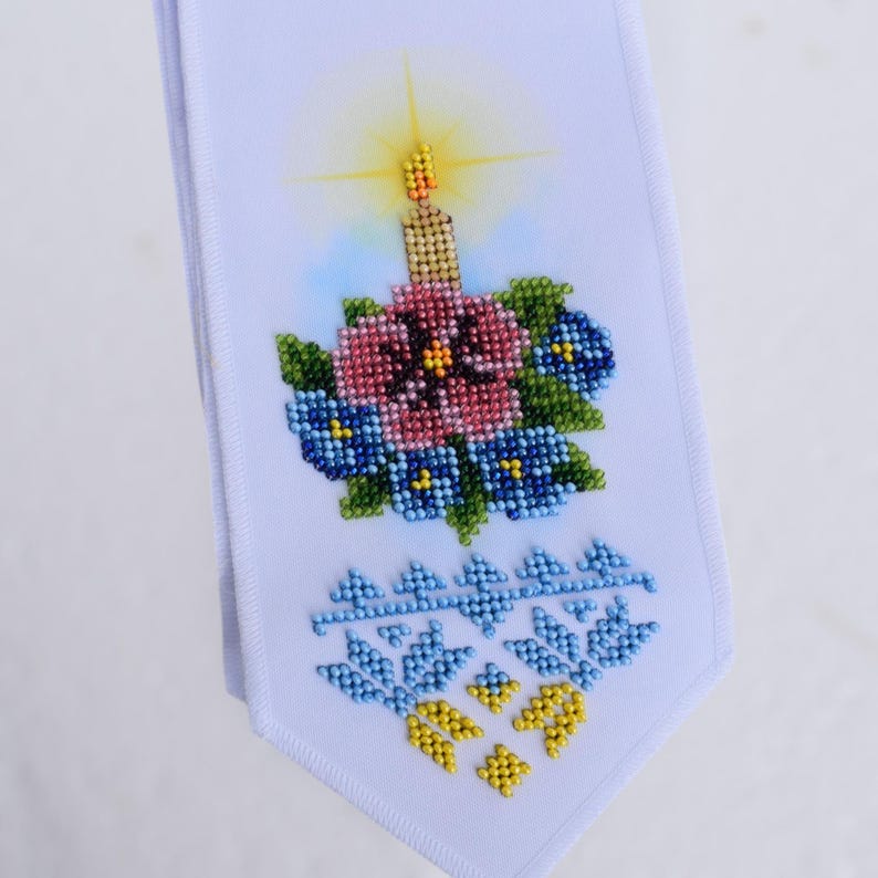 Orthodox Easter beaded basket bow