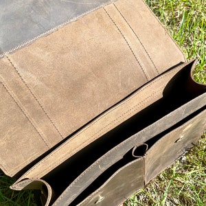 Distressed Leather Messenger Bag, Brown Leather Crossbody Bag, Vintage Shoulder Satchel, Handmade Rustic Laptop Bag