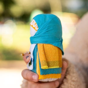 Embroidered Slavic Zernynka dolls