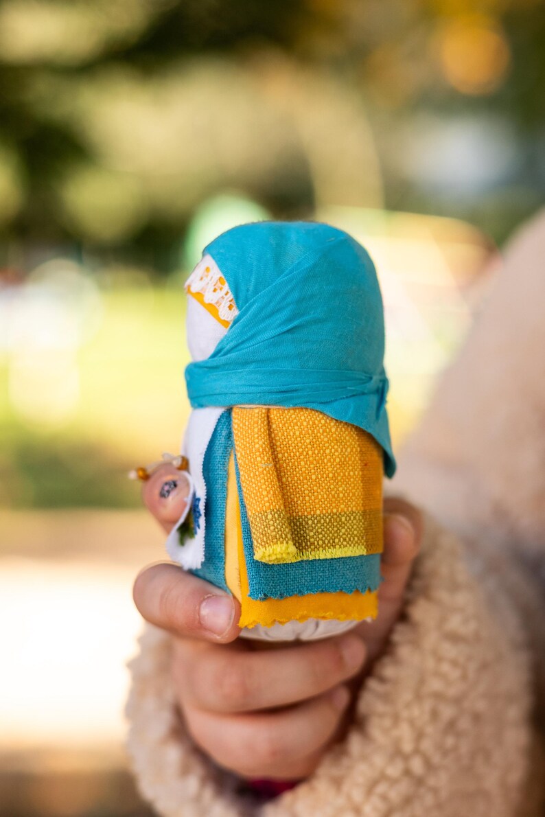 Embroidered Slavic Zernynka dolls