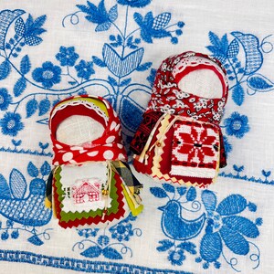Ukrainian Motanka doll, Mini motanka, Zernynka, Marriage amulet doll, IVF amulet, Waldorf doll, Talisman doll, Protective dolls, National afbeelding 8