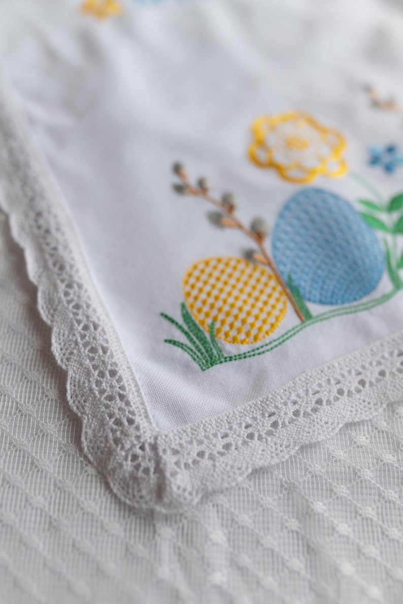 Orthodox Easter embroidered napkin