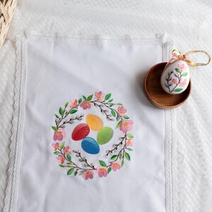 Orthodox Easter embroidered napkin