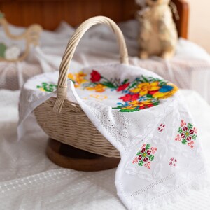 Handmade Ukrainian Easter Basket Cover