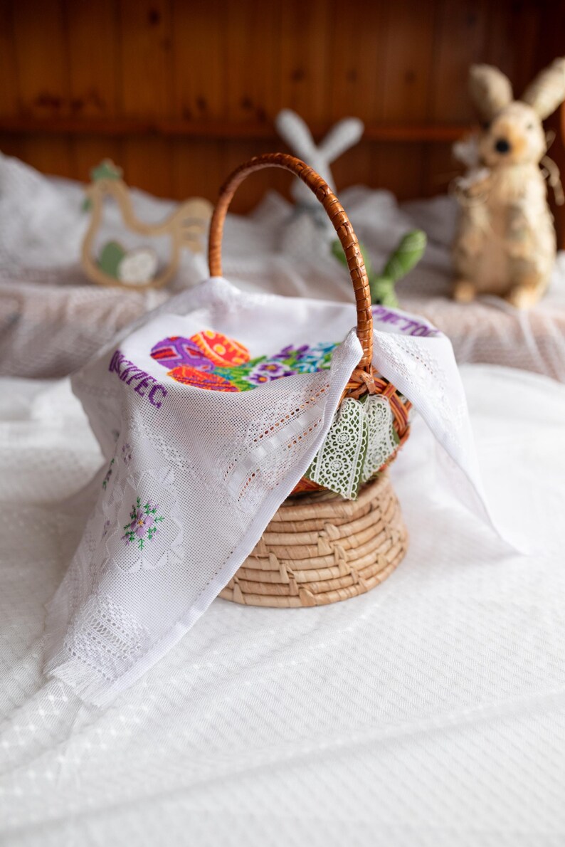Handmade Orthodox Easter towel