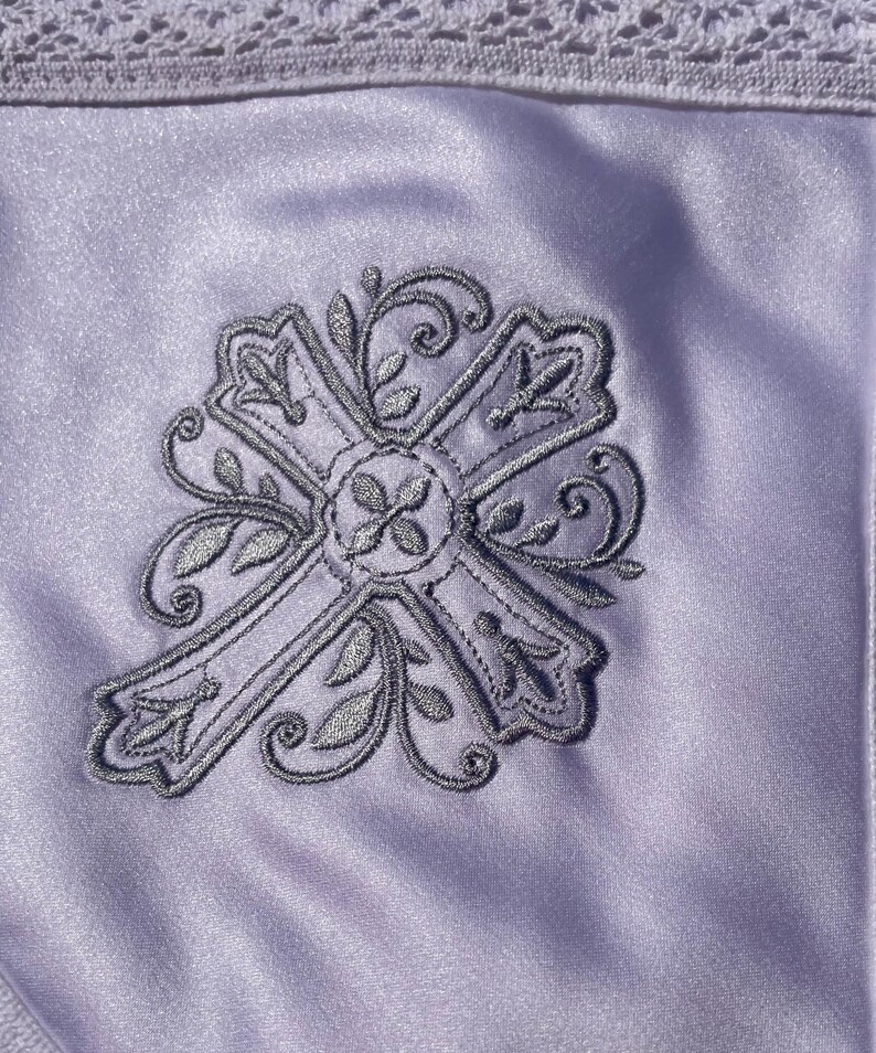 White baptism towel embroidered cross, Hooded christening towel for baby, Baptism towel for girl, Baby boy blessing blanket, Religious gift image 5