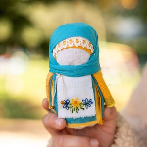 Embroidered Slavic Zernynka dolls