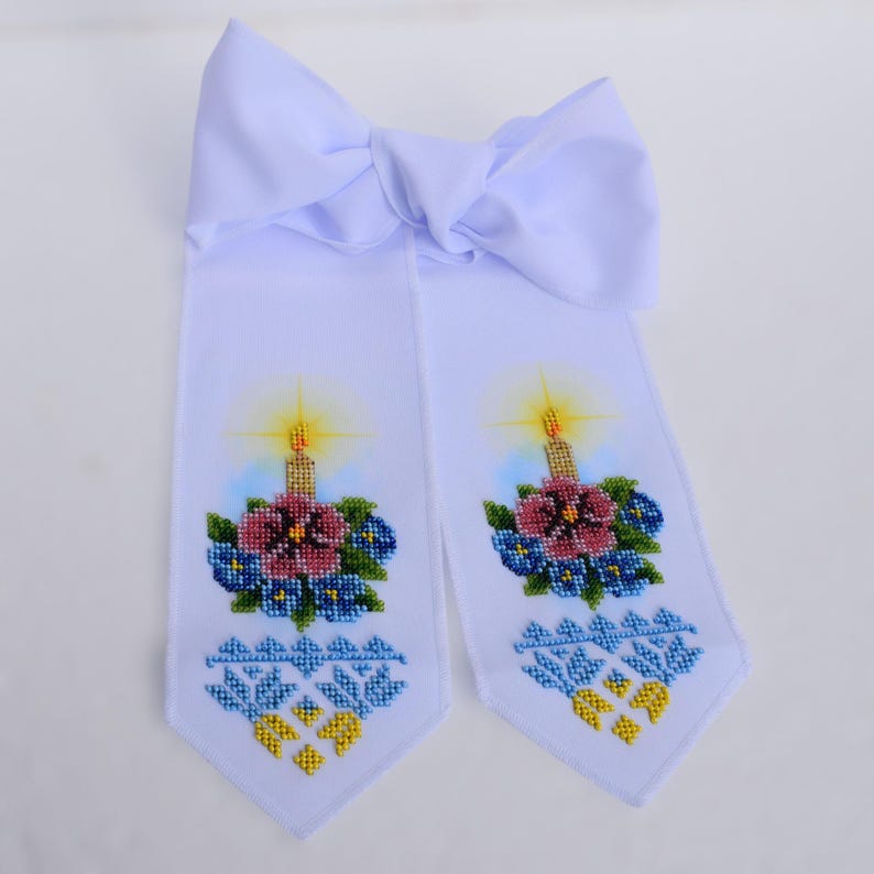 Orthodox Easter beaded basket bow
