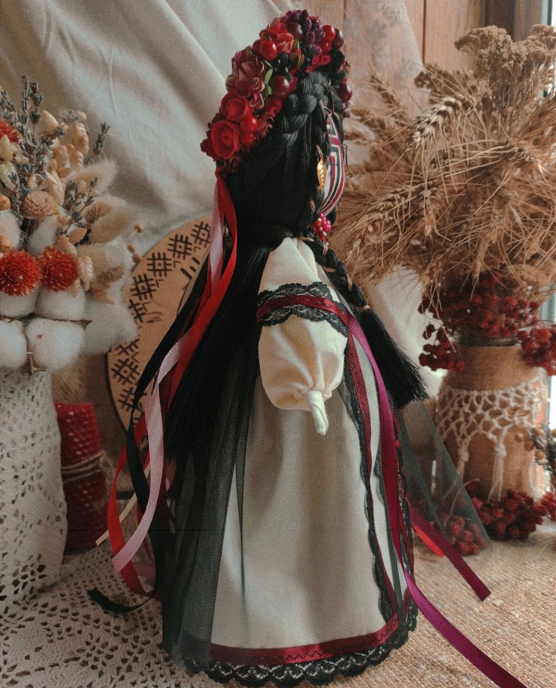 Ukrainian Motanka Doll, Waldorf Doll, Colorful Ukrainian Amulet