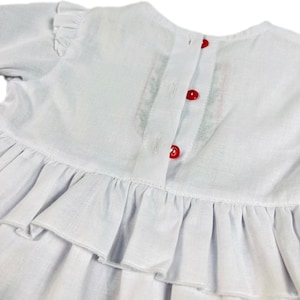 Baby girl embroidered dress with bloomers