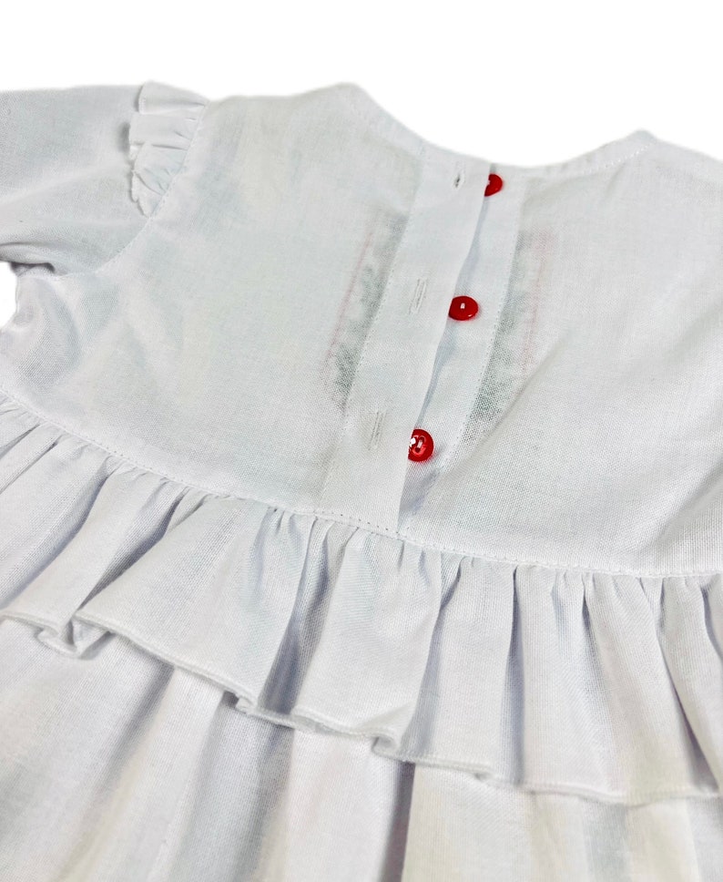 Baby girl embroidered dress with bloomers