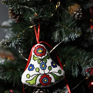 Embroidered Christmas Ornaments