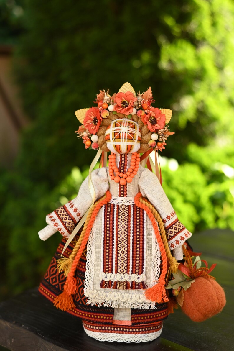 Ukrainian Motanka doll, Waldorf doll, Amulet, Traditional doll, Ukrainian Motanka doll, Talisman Doll, Rag doll, Unique decorative gift Bild 8