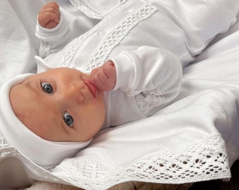 Baby blessing outfit boy, White baptism outfit baby boy, Christening outfits for boy, Wedding outfit baby boy, baby boy romper, Baby gifts