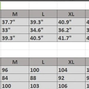 May include: A size chart for men, displaying measurements in inches and centimeters. The chart includes chest, waist, and hip measurements for sizes XS to 5XL. The inch measurements range from 34.6" to 47.2" for chest, 29.9" to 42.5" for waist, and 37" to 46.4" for hips.
