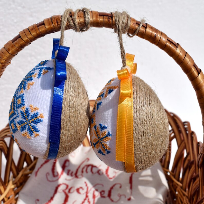 Ukrainian cross-stitch Pysanka