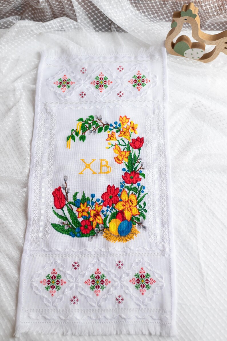 Handmade Ukrainian Easter Basket Cover