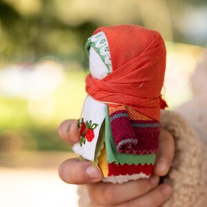 Embroidered Slavic Zernynka dolls