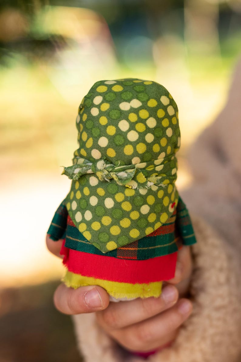 Embroidered Slavic Zernynka dolls
