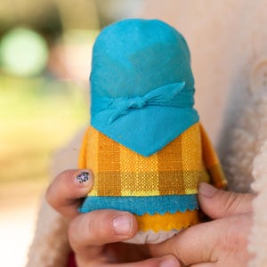 Embroidered Slavic Zernynka dolls