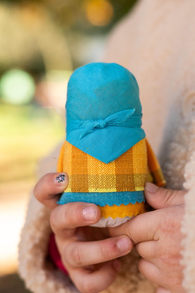 Embroidered Slavic Zernynka dolls