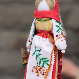 Ukrainian motanka doll with willow, Waldorf doll, Colorful Ukrainian amulet, Traditional doll, Amazing doll, Rag doll