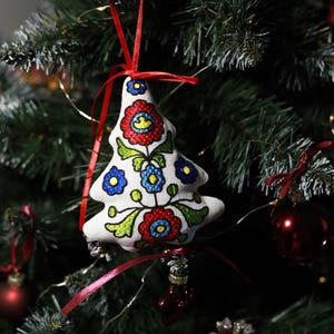 Embroidered Christmas Ornaments