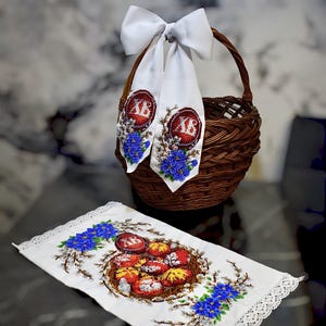 Ukrainian Easter beaded embroidery set