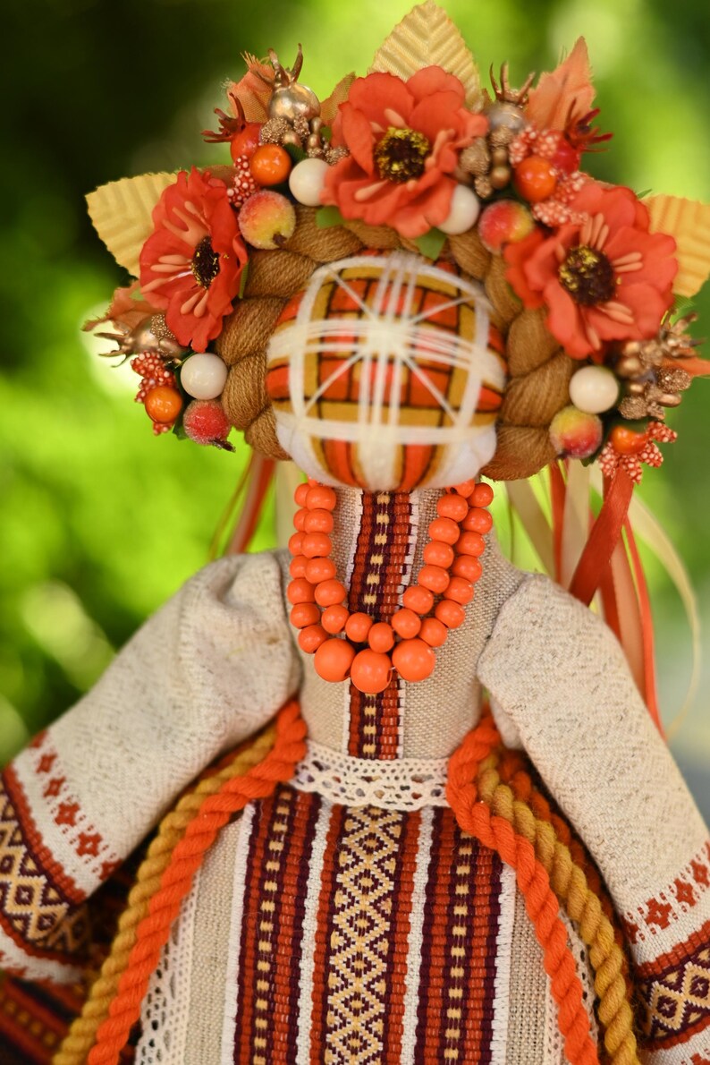 Ukrainian Motanka doll, Waldorf doll, Amulet, Traditional doll, Ukrainian Motanka doll, Talisman Doll, Rag doll, Unique decorative gift Bild 9