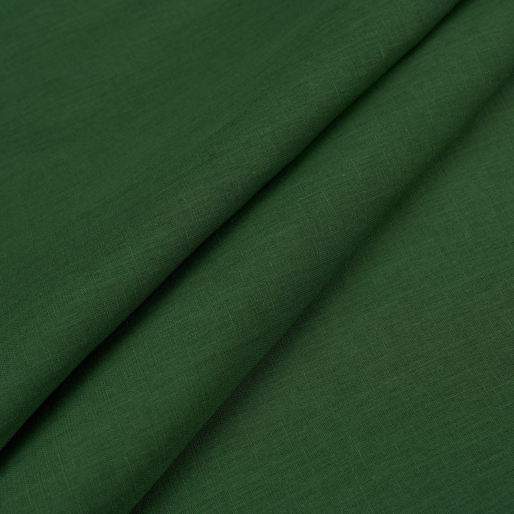 100 Green Linen Fabric by the Yard Natural Linen Fabrics for Etsy