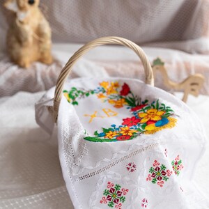 Handmade Ukrainian Easter Basket Cover