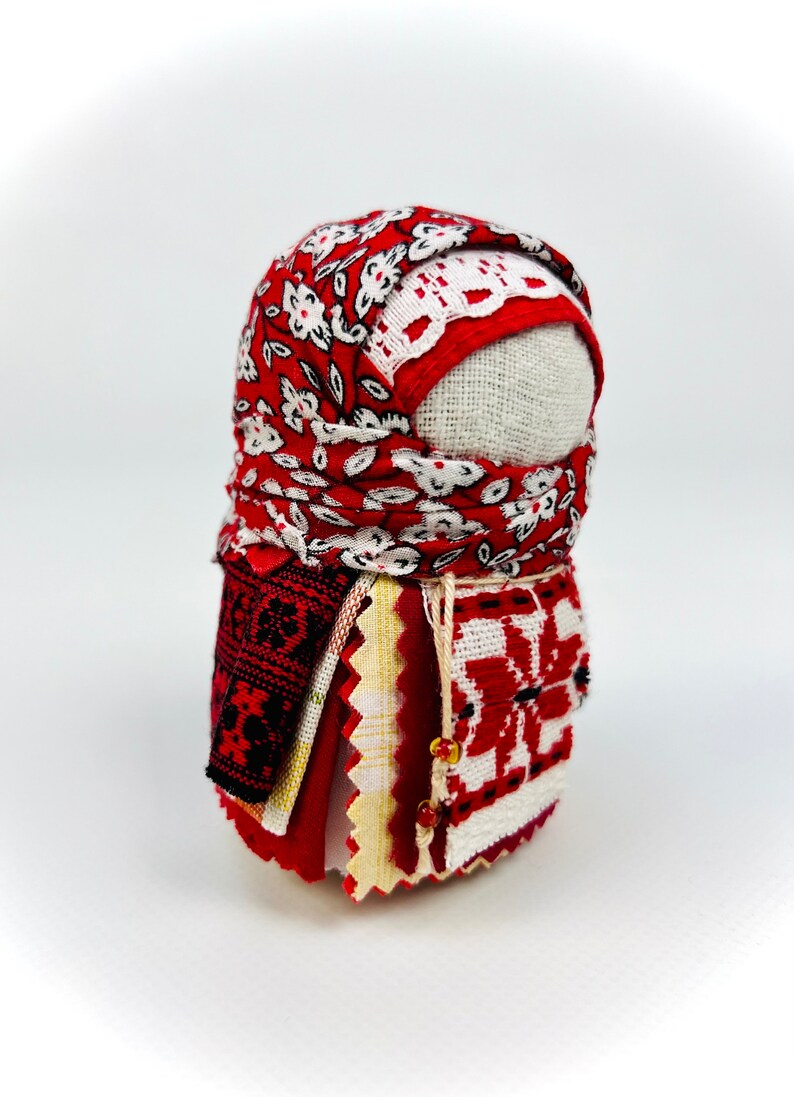 Ukrainian Motanka doll, Mini motanka, Zernynka, Marriage amulet doll, IVF amulet, Waldorf doll, Talisman doll, Protective dolls, National afbeelding 4
