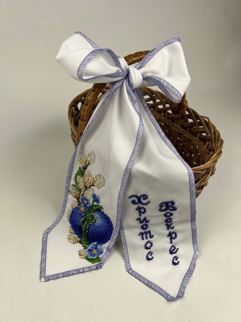 Handmade Easter basket bow