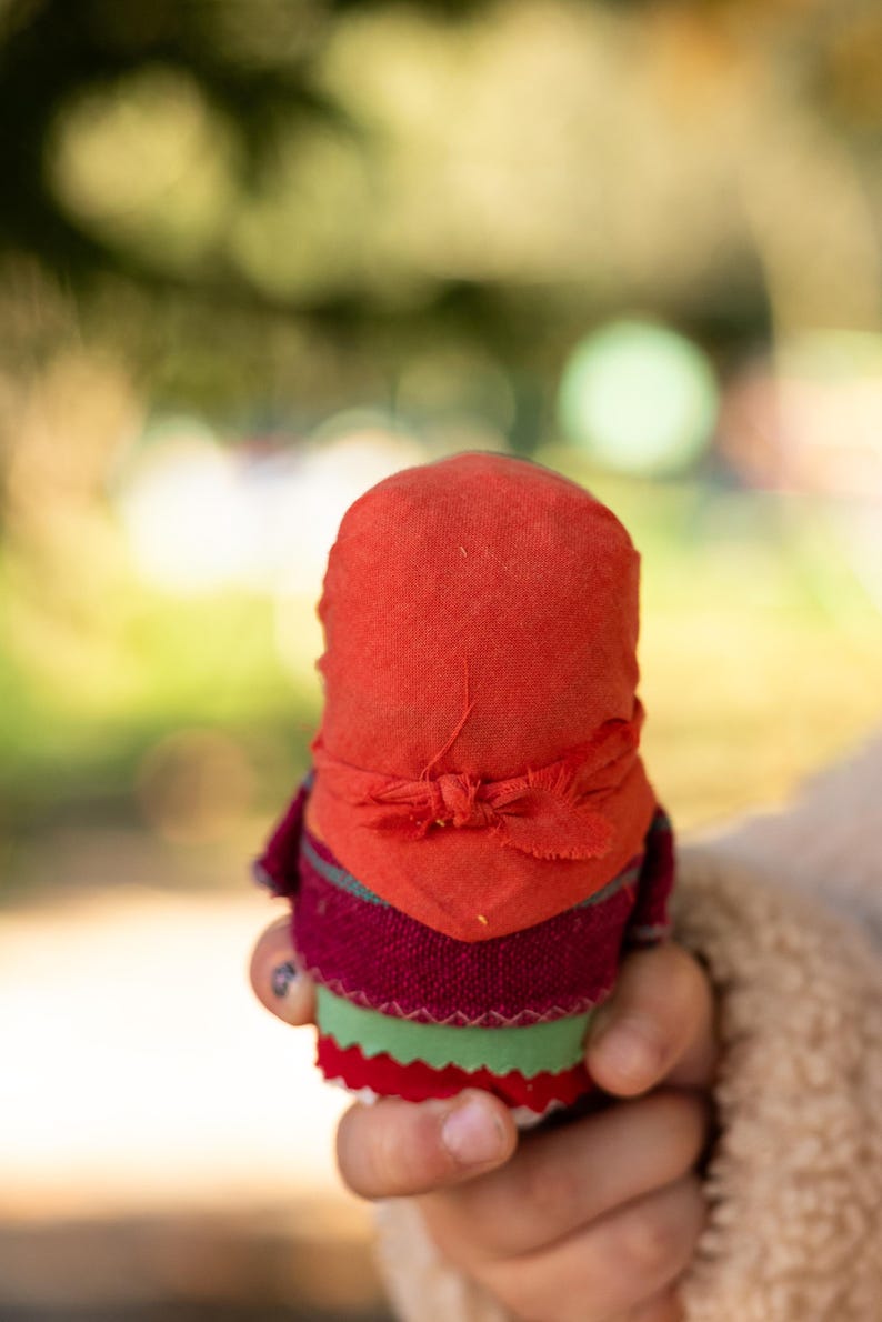 Embroidered Slavic Zernynka dolls