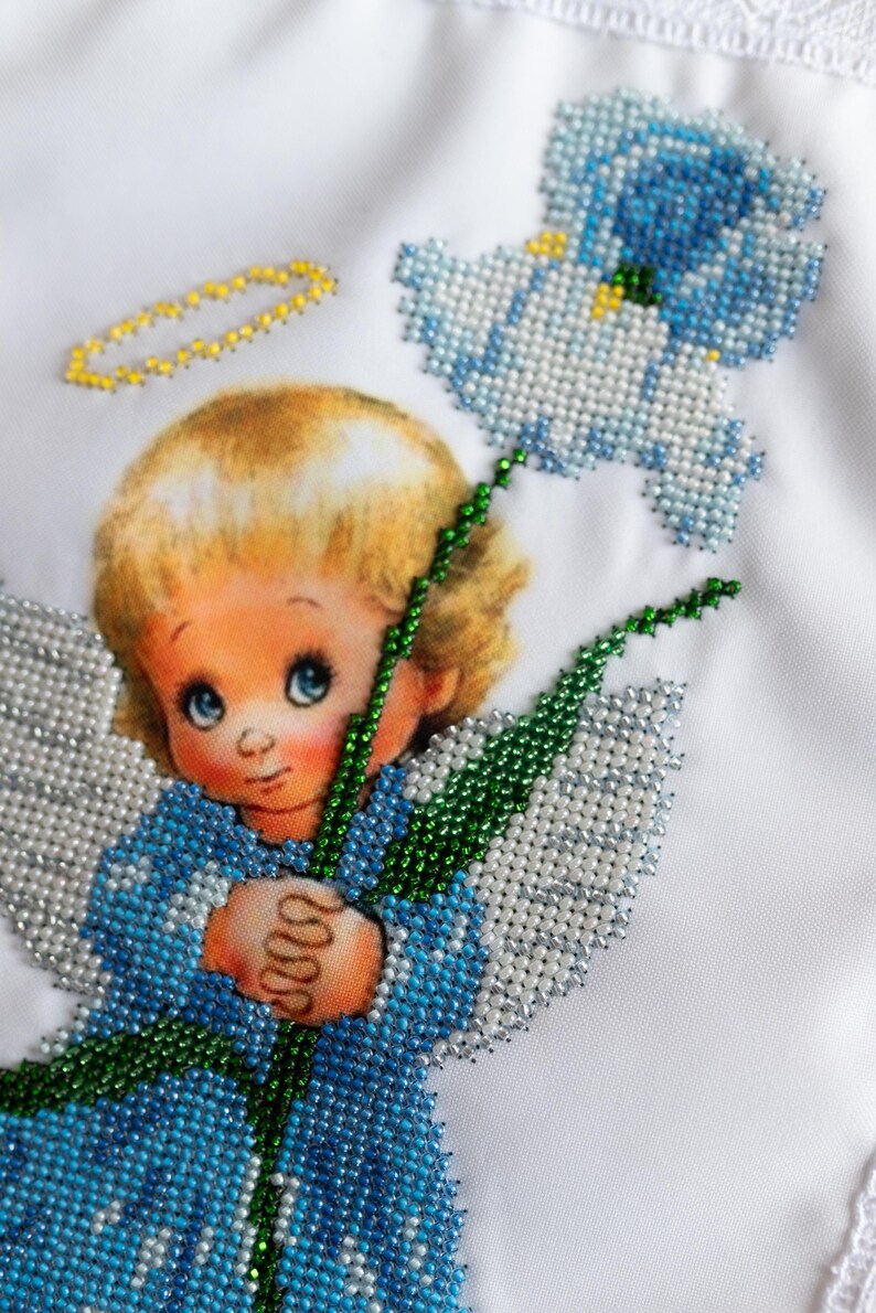 Orthodox Paschal napkin with angel