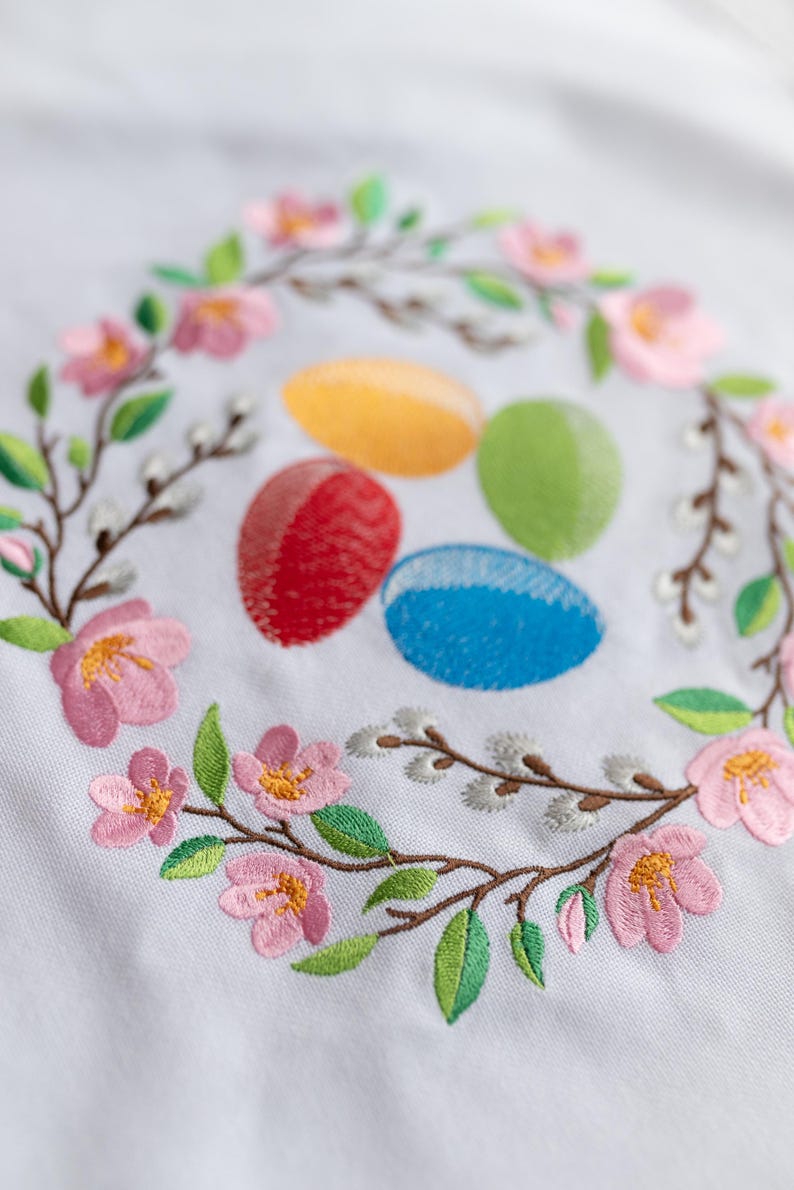 Orthodox Easter embroidered napkin