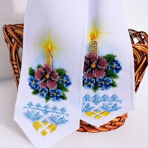 Orthodox Easter beaded basket bow