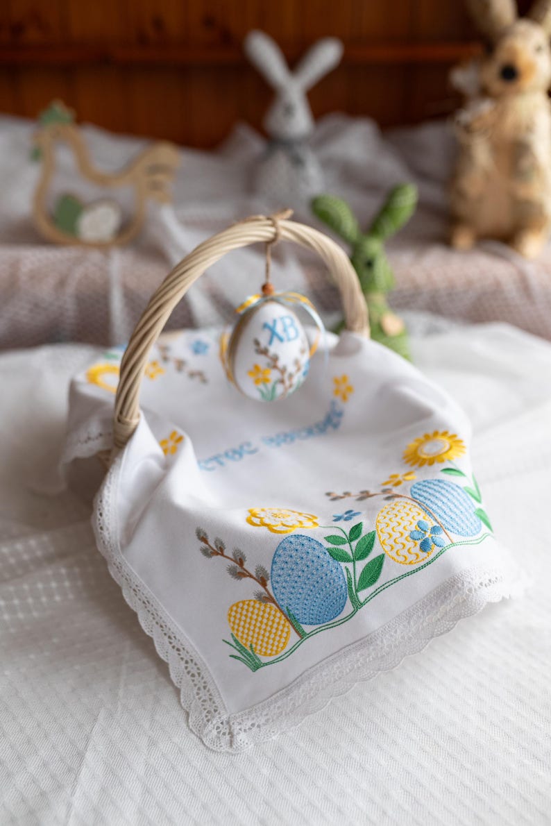 Orthodox Easter embroidered napkin