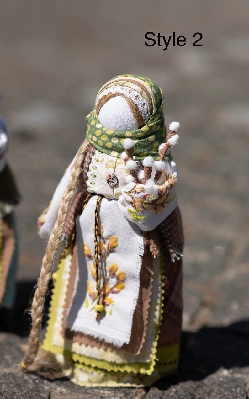 Art doll with willow
