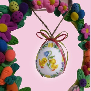 Embroidered Orthodox Easter egg