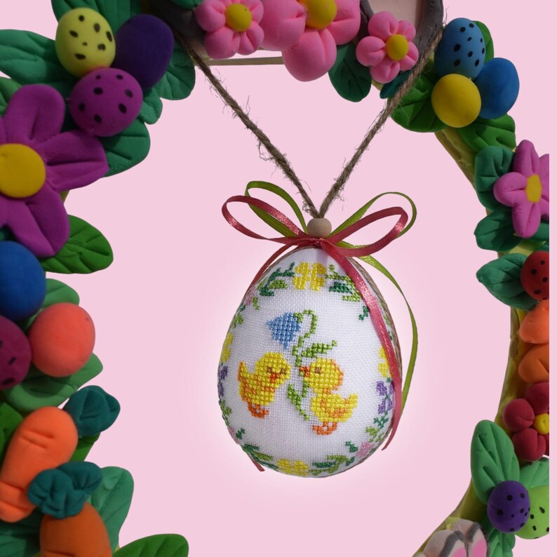 Embroidered Orthodox Easter egg