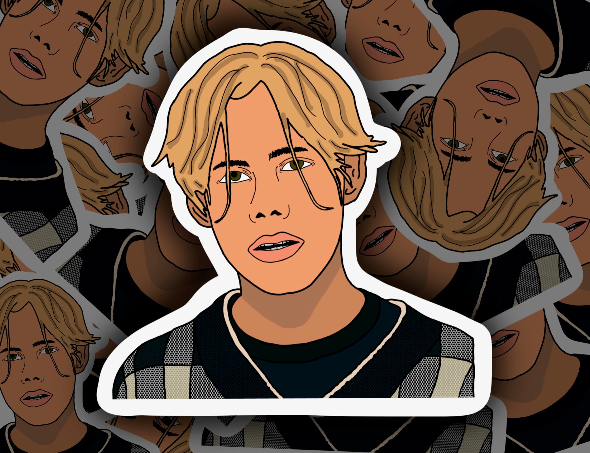 Kid Laroi Vinyl Sticker Etsy UK