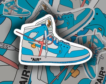 Off-White x Air Jordan 1 Low Bianco Custom per Uomo