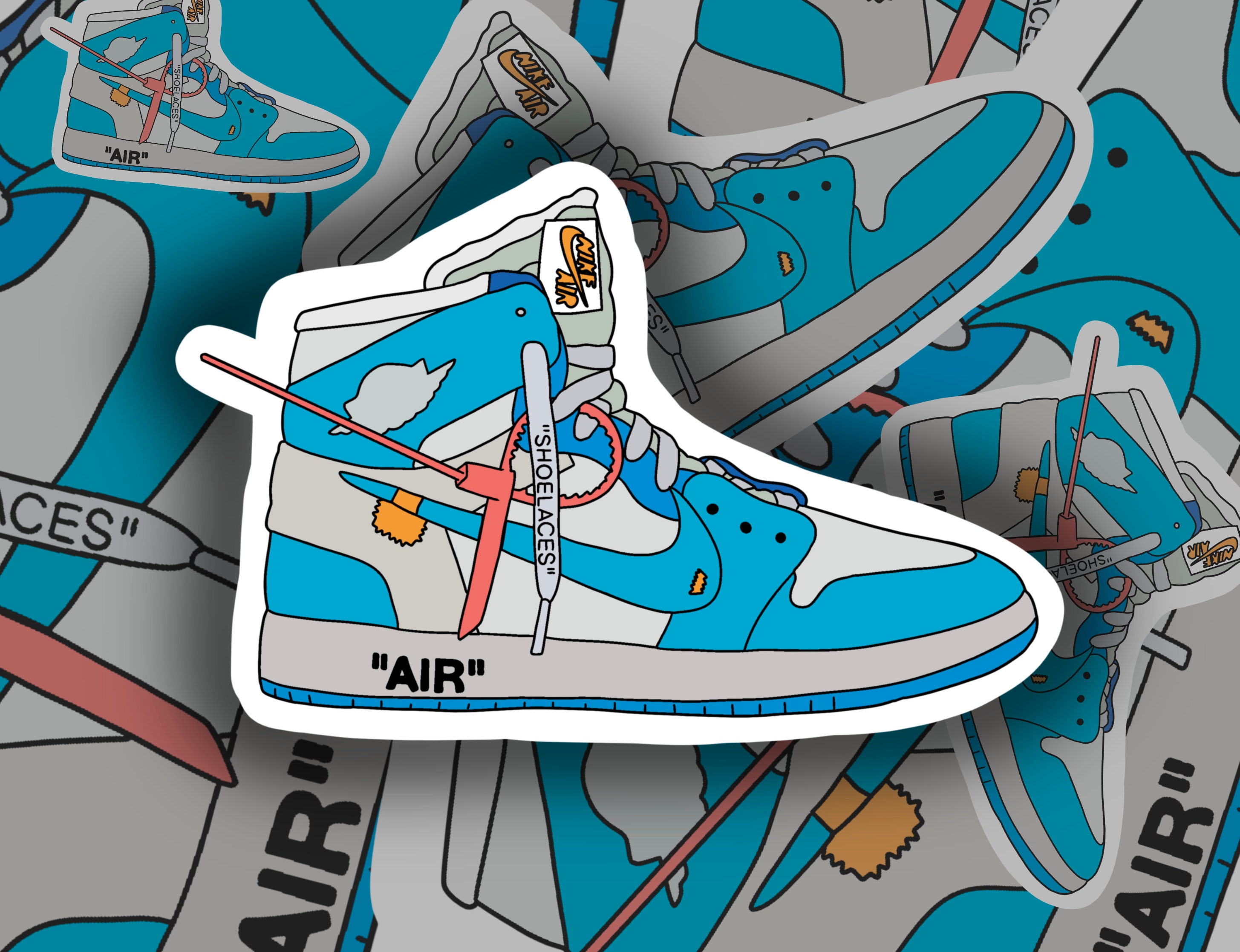 off white unc aj1