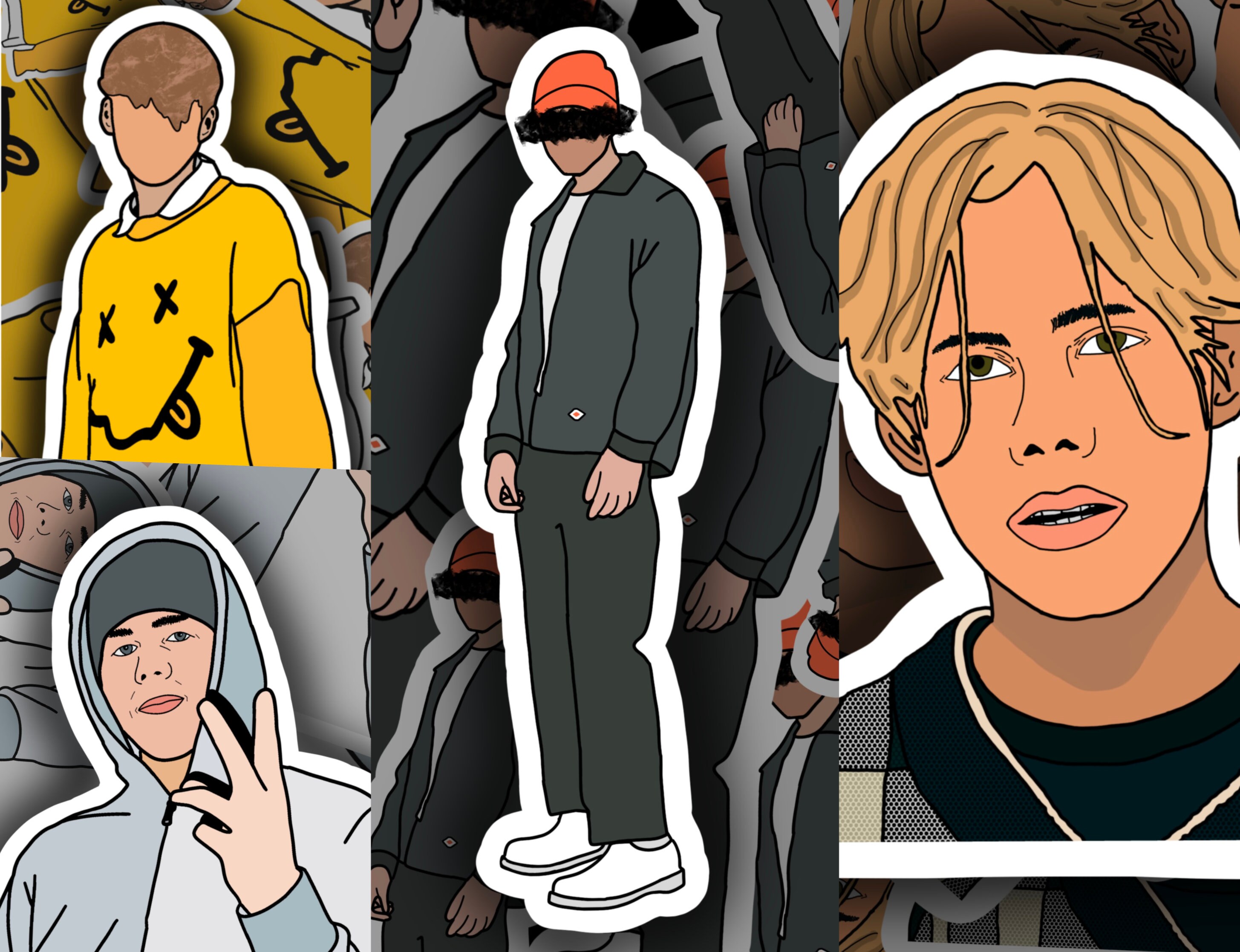 Kid Laroi 4 Vinyl Sticker Bundle Etsy