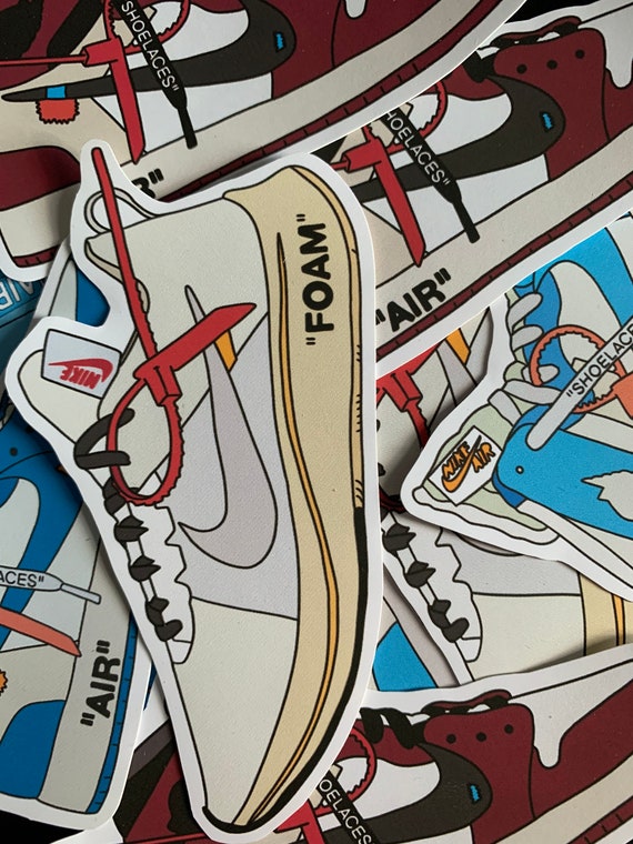 Наклейка off White