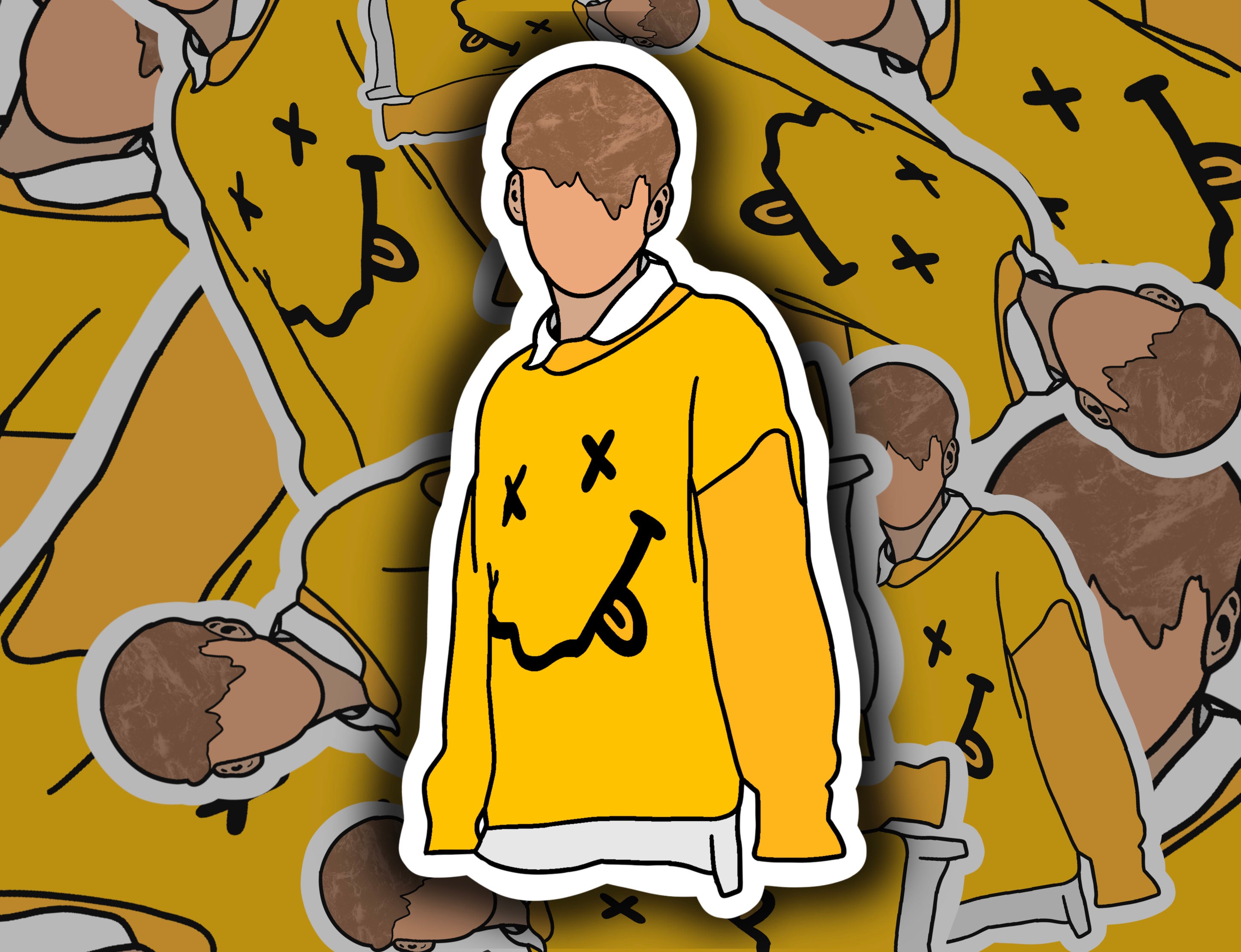 Kid Laroi Vinyl Sticker Etsy UK