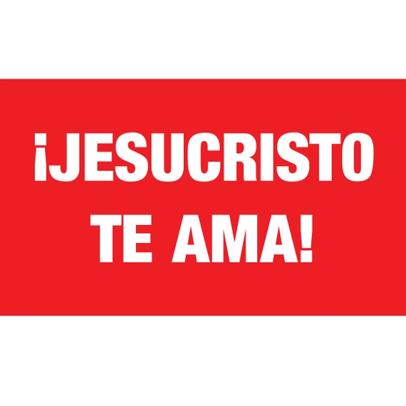 Jesus Loves You Spanish Pack of 50 Gospel Tracts Etsy