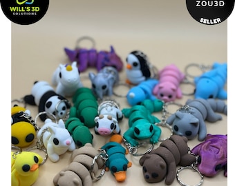 Fidget Animals 3D Printed,