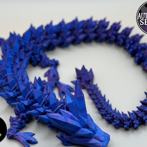 Dragon de cristal imprimé en 3D, NOUVELLE COULEUR